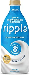 Ripple, Pea Milk, Original, Unsweetened, 48 Oz