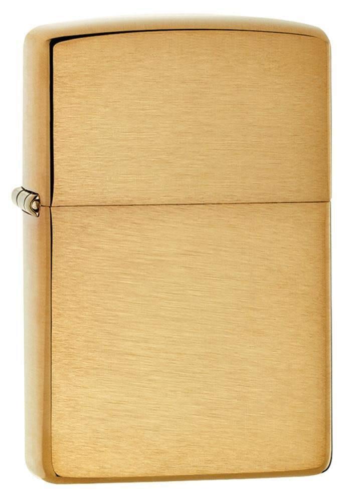 Photo 1 of Zippo Armor Brushed Brass Pocket Lighter