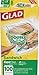 Glad Food Storage Bags, Sandwich Zipper, 100 Count