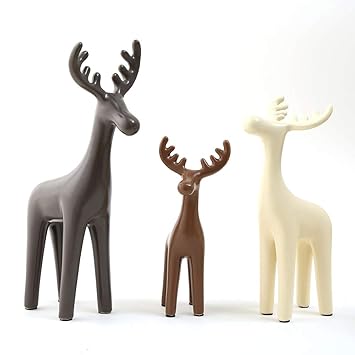 Ceramic Deer Ornaments