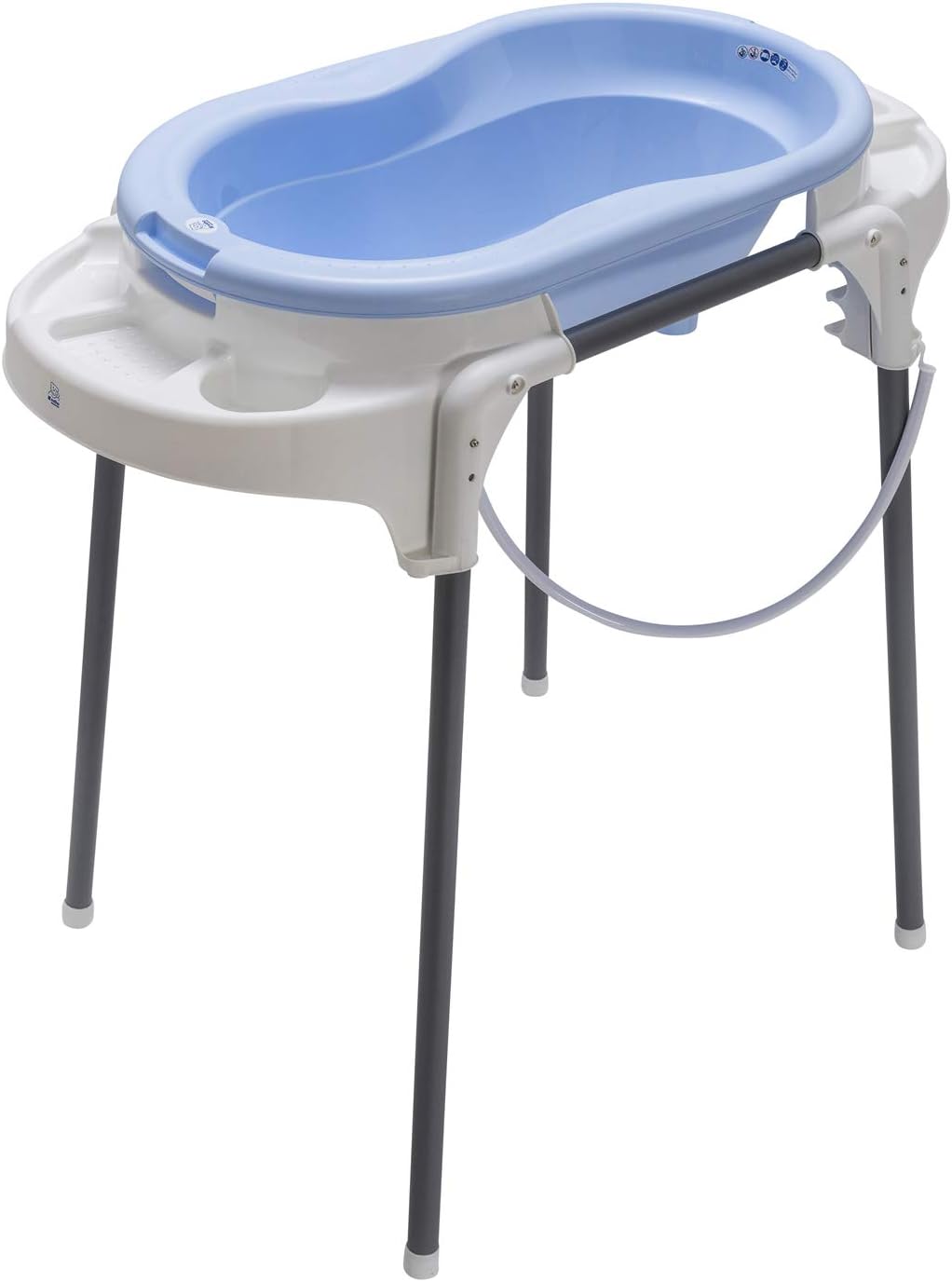 Avec Baignoire Pour Bebe 02 01 0 12 Mois Rotho Babydesign Top Station De Bain Dossier De Baignoire Et Tuyau De Vidange Sky Blue Support De Baignoire Bebe Puericulture Toilette De Bebe Betwin360 Tv