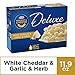 Kraft Deluxe White Cheddar & Garlic & Herbs Macaroni and Cheese Meal (11.9 oz Box)