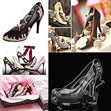 Cake Mould,AutumnFall 3.5inch&5.5inch &7.5inch 3D High Heel Shoe DIY Chocolate Mould Candy Cake Jelly Mold (Clear, Large)