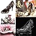 Cake Mould,AutumnFall 3.5inch&5.5inch &7.5inch 3D High Heel Shoe DIY Chocolate Mould Candy Cake Jelly Mold (Clear, Large)