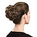 FESHFEN Messy Bun Hair Piece Hair Bun Scrunchies Synthetic Wavy Chignon Ponytail Hair Extensions Thick Updo Hairpieces for Women Girls 1PCS