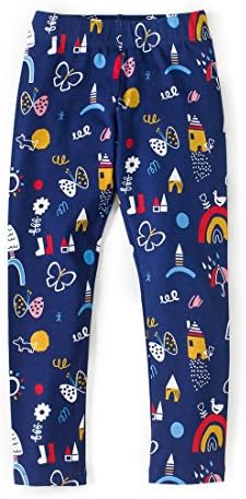 Dan Ching Little Girls Kids Cotton Pants Blue 2T