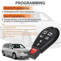 SaverRemotes 7 Button Key Fob Compatible for