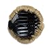 Wavy Chignon Hairpieces Clip in on Synthetic Hair Bun Plastic Combs Bride Updo Hair Extensions Accessory Ribbon Ponytail 24 Blonde