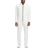 BGOWATU Men's Tracksuits 2 Piece Set Fleece Lined Sweatsuits for Men Winter Jogging Suit Track Suits Outfit Casual