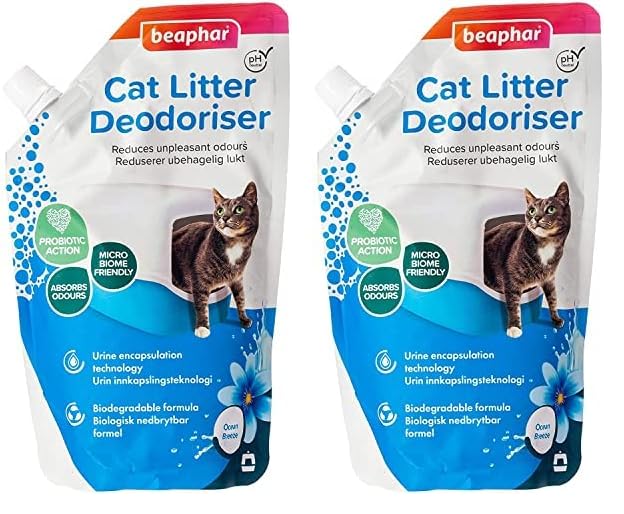 Beaphar Cat Litter Deodoriser 400g (Pack of 2)