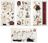 RoomMates RMK1255SCS Chefs Peel and Stick Wall Decals ,Multicolor