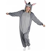 ROC PARTY 3D Hooded Animal Onesie Adults Christmas Cosplay for Family Xmas Festival Dress Up
