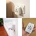 Travel Plug Adapter, European Converter, International Universal Power Converter Plug, All In One Outlet Converter, Travel Converter, European Electrical Adapter Adaptor for Ireland Spain Without USB