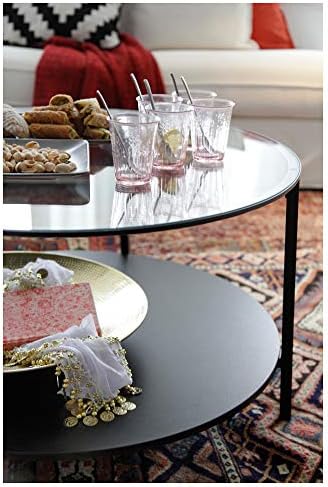 Ikea Vittsjo Coffee Table Black Brown Glass Amazon De Kuche Haushalt