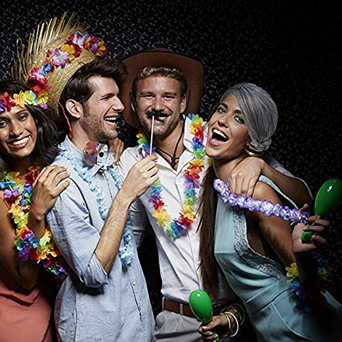 HAKACC Grau Großmutter Perücke, Oma Perücke Verkleidung Party Karneval Kostüm Accessoire