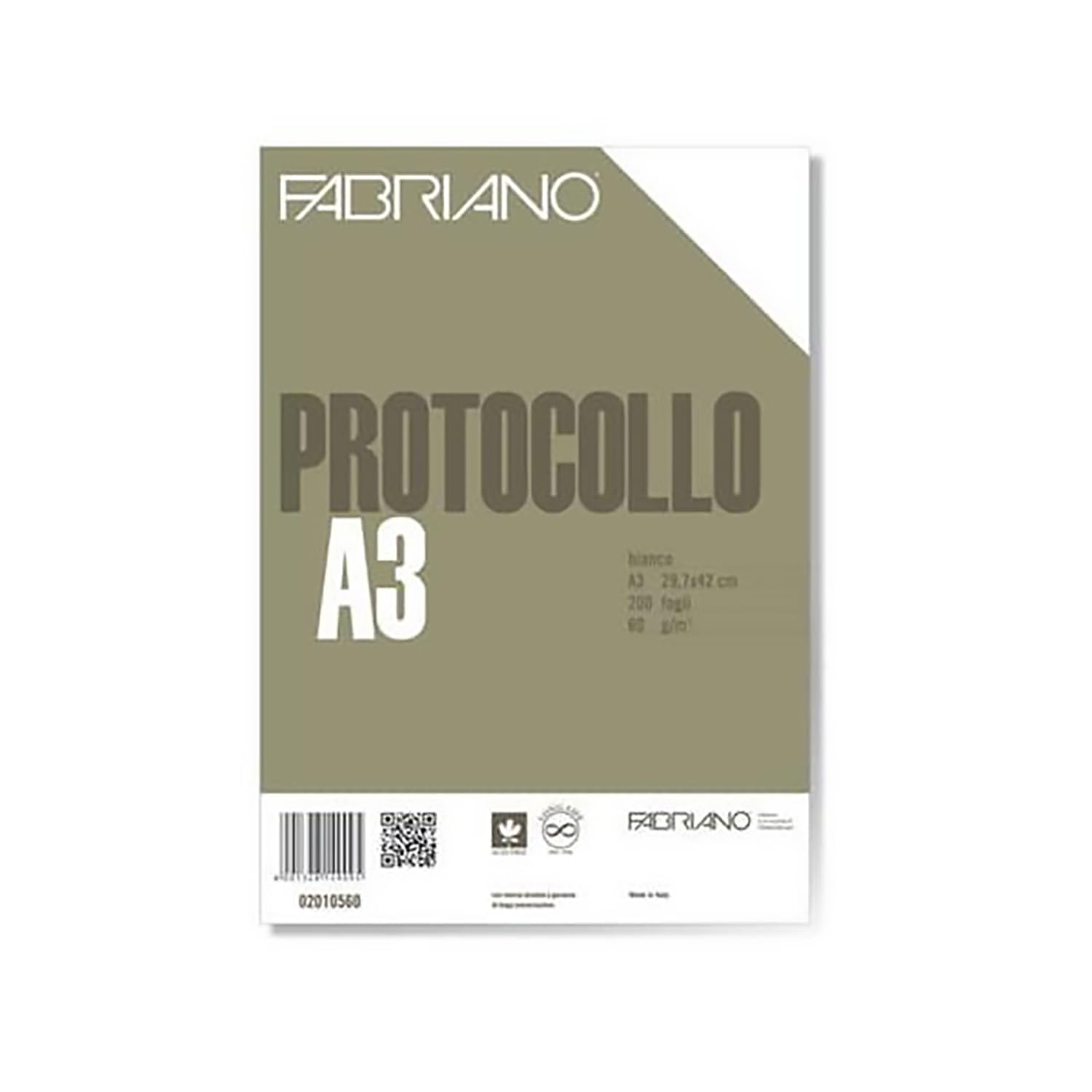Fabriano Protocol A4 Use Mark 200 FG 60 GR Fabriano