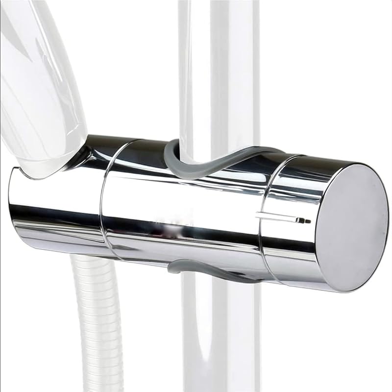 ZOTTI Adjustable Shower Head Holder Slide Part Chrome 18-25mm Universal Rust