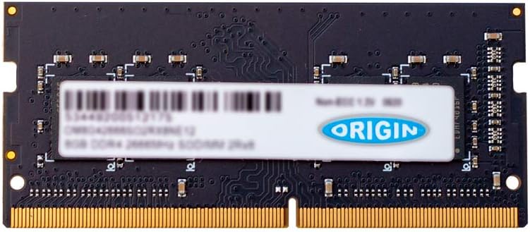 Origin Storage 8GB DDR4 2666MHz CL19 SoDIMM RAM Module EQV 01AG812 Laptop Memory