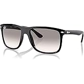 Ray-Ban Boyfriend Two RB4547 Square Sunglasses for Men for Women +BUNDLE with ACCESSORY EYEWEAR KIT