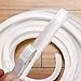 Sumnacon Frameless Adhesive Pile Weather Strip (1 Pcs White)