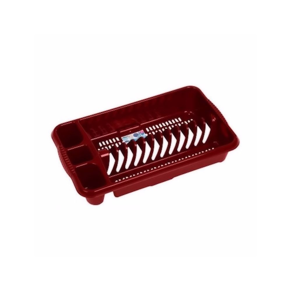 Wham Chilli Red High Grade Large Plastic Dish Drainer Plate and Cutlery