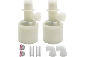 SAFBY Water Float Valve, Water Level Control Water Tank Traditional Float Valve Upgrade 2 PCS (1/2", up inlet)