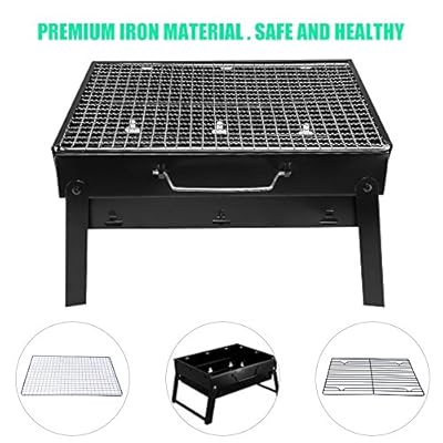 Barbecue Grill Uten Portable Lightweight Simple Charcoal Grill