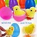 Double Couple 8 Pack Easter Eggs Filled with Wind-Up Rabbits and Chics Surprise Prefilled Plastic Easter Egg Toys Set for Party Favors Easter Basket Stuffers Fillers (4 Rabbits and 4 Chicks)