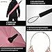Saiveina 47 Inch Auto Open Straight Strong Durable Umbrella, 190T Fiber Waterproof Windproof Sport Umbrella 16 Ribs