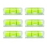 SIZIKJXGHWYI 6Pcs Small Bubble Level 10x10x29mm