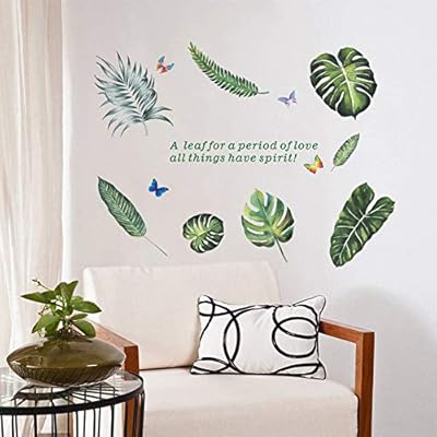 Llzz Wall Sticker Decorative Wall Stickers A Leaf For A Period Of