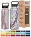 Healthy Human Stainless Steel Water Bottle | Double Walled Vacuum Insulated Water Thermos for Adults | Eco-Friendly Travel Bottles with Leak Proof Lid (Mirage, 32 oz/ 946 ML)
