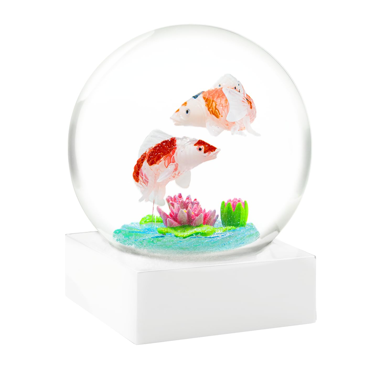 CoolSnowGlobes CS361-KOIF Koi Snow Globe Multicolour