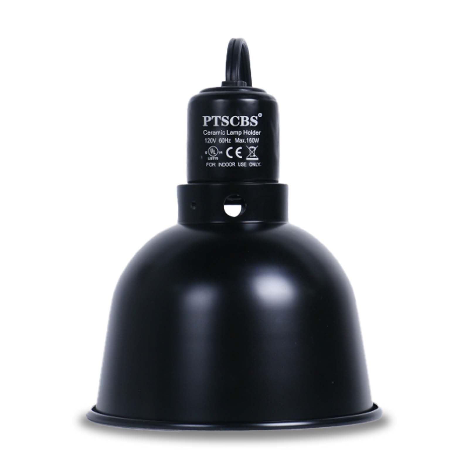 Photo 1 of PTSCBS Reptile Light Fixture,Max 160 Watt - Standard 5.5 Inch - 3mm Thickness Dome Shade, Suitable for Reptile Basking Bulb Lamp/Heat Lamp/Ceramic Heater E26