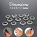 Bingirl 12pcs Celebrity Fashion Retro Silver Carved Flower Adjustable Open Toe Ring Finger Foot Jewelry