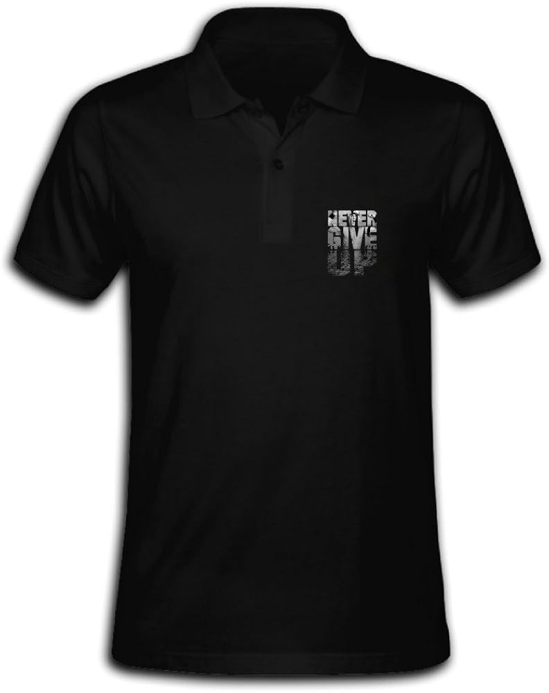 WWE Never Give Up John Cena Short Sleeve Polo Shirt For Men