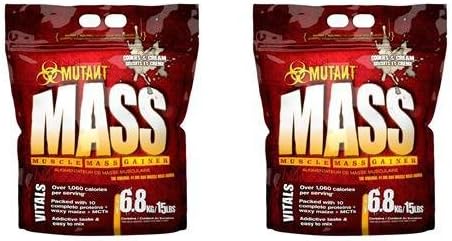 (2 Pack) - Pvl - Mutant Mass Vanilla | 6800g | 2 PACK BUNDLE