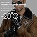 Full-Hand Touchscreen Genuine Leather Gloves, Gift Packaging, Men's Texting Driving Winter Cold Weather Gloves (L-8.9ï¼ˆUS Standard Sizeï¼‰, BLACK)