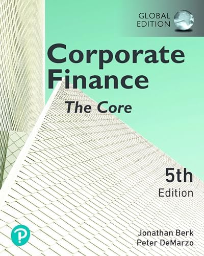 Amazon.com: Corporate Finance, Global Edition: 9781292304151: Berk