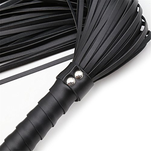 chenyesun Gerte Reitpeitschen Reitgerten Leder Slave Flogger Peitsche , Erotische Spanking Whips Sex Spielzeug ,Schwarz – Bild 4