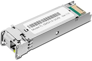 TP-Link TL-SM321A-2 | 1000Base-BX WDM Bi-Directional Gigabit Single-Mode SFP Module | Plug and Play | LC Simplex Interface | 