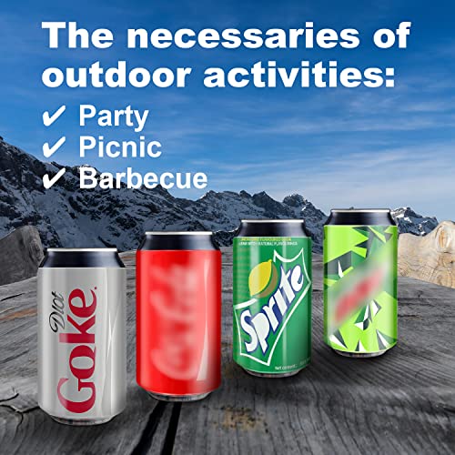 4 Pack Can Covers that Looks Like Soda, Can Wraps to Hide a Can Cover