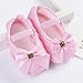 Newborn Walking Shoes,Kimanli Toddler Kid Baby Girl Rose Bowknot Elastic Band (0~6months, Pink)