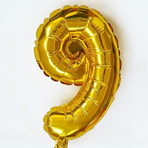 Mcolour Balloon 42 Inch Gold Foil Balloons Number 9 for Party(Gold number 9)