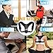 Posture Corrector for Women & Men Under Clothes Adjustable Shoulder Belt for Slouching & Hunching Upper Back Brace Posture Clavicle Strap Pain Relief (Black, S)