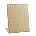 New Wayzon 11 Slots L-Shape Necklace Bracelet Display Stand Organizer Jewelry Holder Tower Pad (Linen)