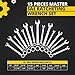 TOOLGUARDS Ratcheting Wrench Set Ratcheting Wrench Set - Unbreakable - (15 Pieces INCH)- 100% Lifetime Satisfaction Guarantee