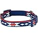 Blueberry Pet 3 Patterns Epic Tribal Print Navy Braided Adjustable Dog Collar, Large, Neck 18″-26″thumb 2