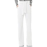 LKOUS Women's Stretchy High Waisted Straight Leg Dress Pants Office Daily Business Casual Bottoms