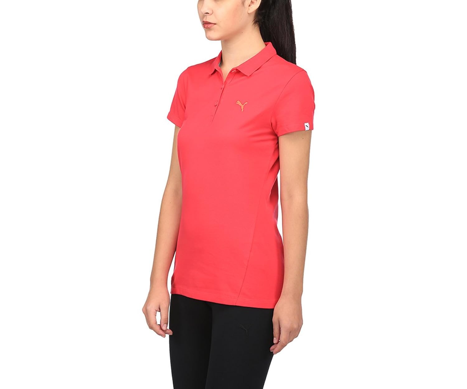 puma women's plain regular fit sports t-shirt